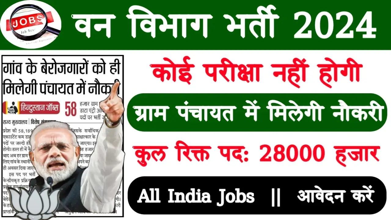 FOREST GUARD Recruitment 2024 – Notification PDF & Apply Online