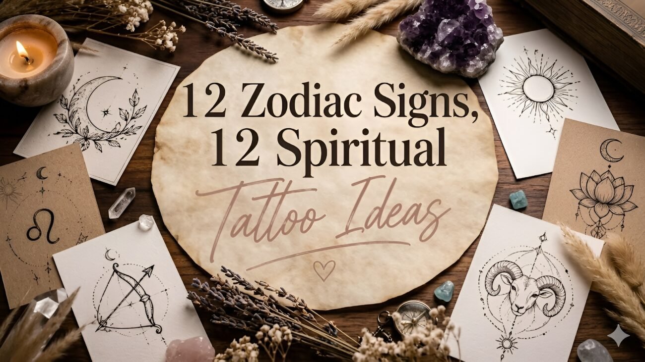 12 Zodiac Signs 12 Spiritual Tattoo Ideas 2026 Energy Guide: Astrology Inspired Designs for Meaningful Ink