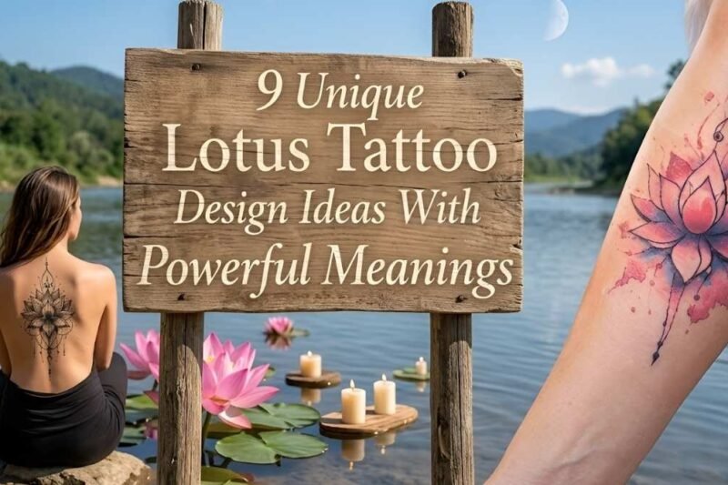 9 Unique Lotus Tattoo Design Ideas With Powerful Meanings 2026 Energy Guide: Spiritual Symbolism and Astrology Inspired Art