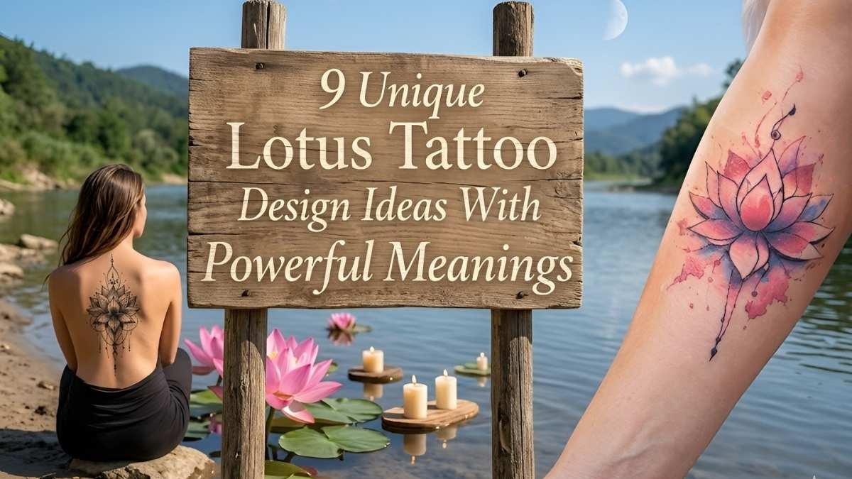 9 Unique Lotus Tattoo Design Ideas With Powerful Meanings 2026 Energy Guide: Spiritual Symbolism and Astrology Inspired Art