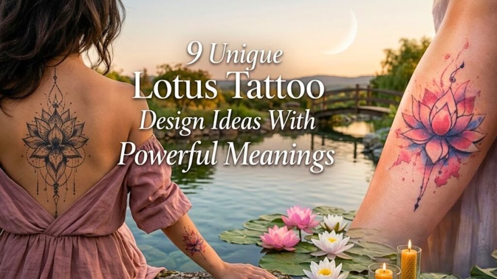 Lotus Tattoo Design Ideas: 9 Unique Spiritual Symbols with Powerful Meanings for Inspiration and Personal Expression