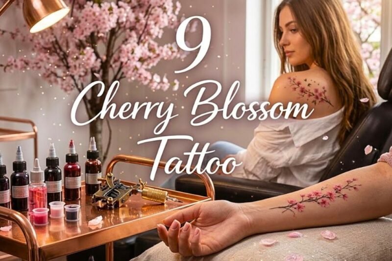Cherry Blossom Tattoo Designs: 9 Unique Ideas with Spiritual Meanings of Beauty, Renewal, and Personal Inspiration