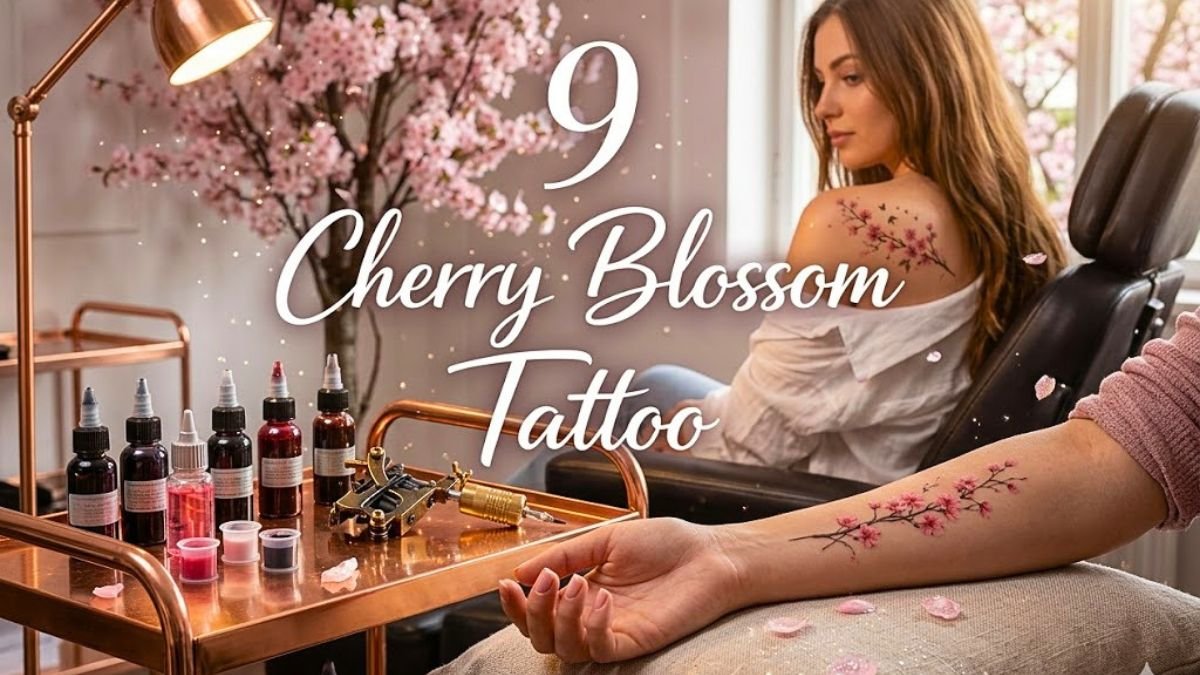 Cherry Blossom Tattoo Designs: 9 Unique Ideas with Spiritual Meanings of Beauty, Renewal, and Personal Inspiration