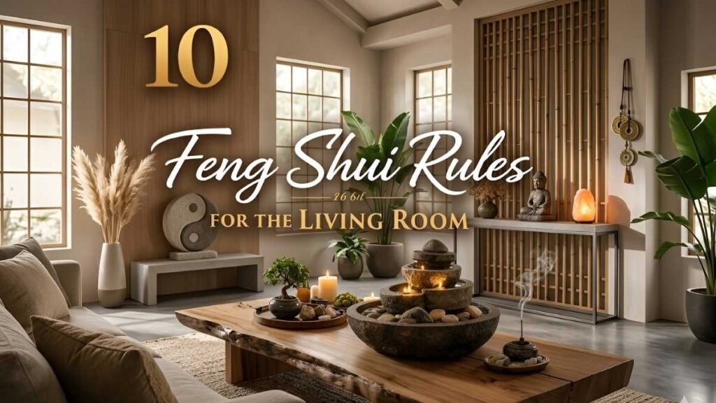 10 Feng Shui Rules for the Living Room 2026 Energy Guide: Simple Tips for Harmony Balance and Positive Flow